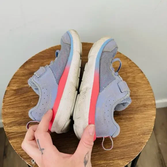 Under Armour Assert 10 AC Girls Purple And Pink Sneakers Size 12 - Picture 7 of 10